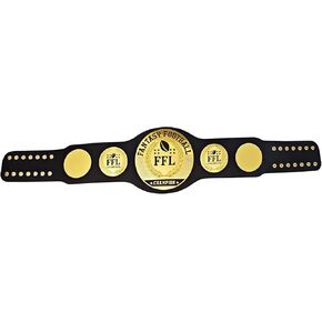 Fantasy Football Belt, Customizable Championship Belt Award Soccer Trophy, Champions League Trophy, Customizable Trophy