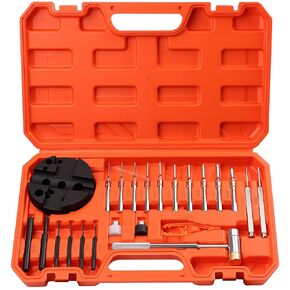 HORUSDY 23-Piece Punch Set and Hammer with Bench Block Ideal for Maintenanceh for Maintenance