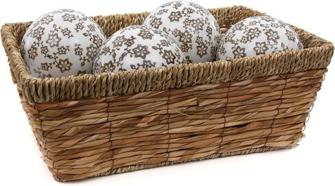 Oriental Furniture 4" Black Stripes Porcelain Ball Set in Saudi Arabia