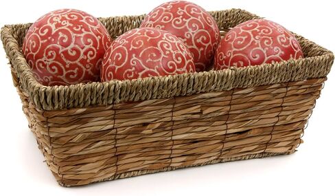 Oriental Furniture 4" Black Stripes Porcelain Ball Set in Saudi Arabia