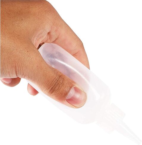 Juvale Boston Round Squeeze Bottles with Red Caps (2 oz, White, 24 Pack) in Saudi Arabia