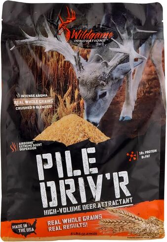 Wildgame Innovations Pile Drive'R Deer جاذبة | مكمل غذائي كثيف برائحة الغزلان عالي الحجم وطويل الأمد لتتبع الألعاب والصيد in Kuwait