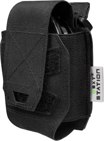 NEXT STATION Handcuff Holster，MOLLE Handcuff Case fits Multiple Cuffs,Handcuff Pouch for Duty Belt Tactical Vest Law Enforcement Quick Release in Saudi Arabia