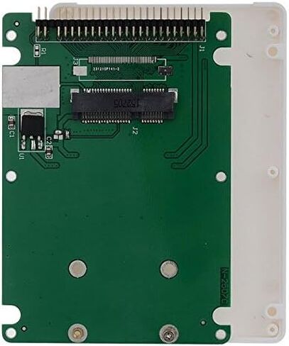 Cablecc Low Profile Half-Heigh mSATA SSD to 2.5 inch IDE 44pin Hard Disk Case Enclosure for Notebook Laptop in Saudi Arabia