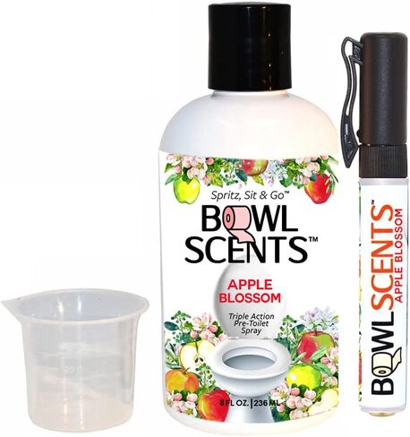 Toilet Spray | Prevents Nasty Poop Smell | Easy to Use, Just Spritz Before You Sit (Cucumber Melon, 2 oz + Mini Traveler) in Saudi Arabia