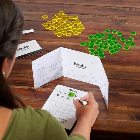 Hasbro Gaming Wordle The Party Game for 2-4 Players, Official Wordle Board Game Inspired by New York Times, Games for Ages 14+, Word Games in Saudi Arabia