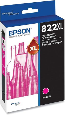 Epson 822XL Genuine High Capacity Pigment Ink Cartridge 4-Pack T822XL-XCS in Kuwait