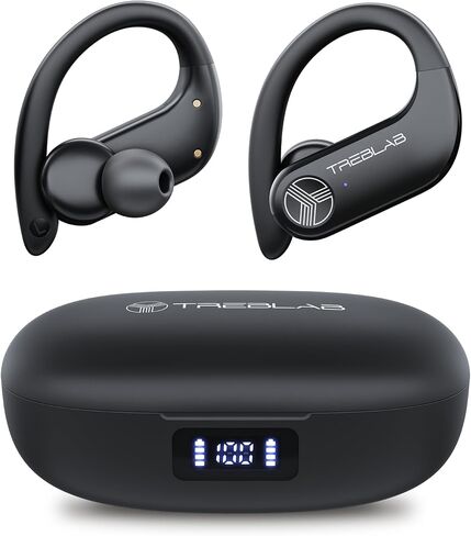 TREBLAB X3-Pro Earbuds Wireless Bluetooth, Earhook IPX5 12H Powerbank in Kuwait