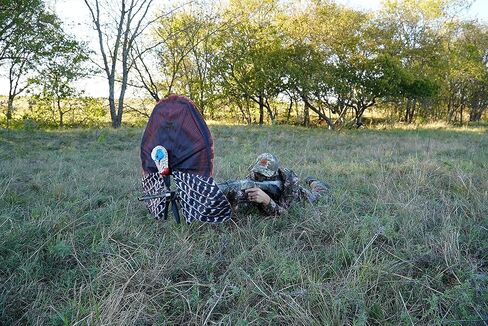 MOJO Outdoors Scoot N Shoot Gunner Turkey Decoy Mount, Hunting Accessories, Turkey Hunting Gear and Accessories in Kuwait
