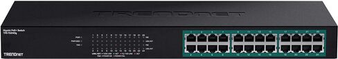 مفتاح جيجابايت PoE + 24 منفذ من تريند نت، TPE-TG240G، 24 × جيجابت PoE+ منافذ، 370 وات، سعة مفتاح 48 جيجا بايت في الثانية، مجموعة تثبيت الرف متضمنة، مفتاح شبكة إيثرنت، معدن، حماية مدى الحياة in Saudi Arabia
