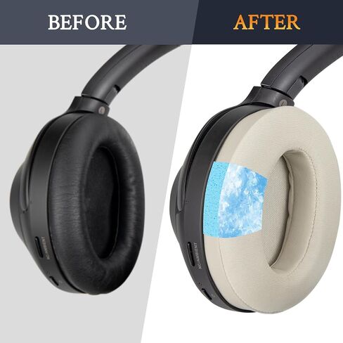 SOULWIT Cooling Earpads for Sony WH-1000XM3 - Black in Kuwait