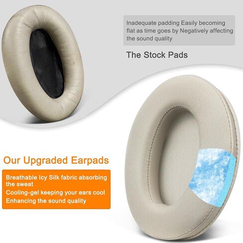 SOULWIT Cooling Earpads for Sony WH-1000XM3 - Black in Kuwait