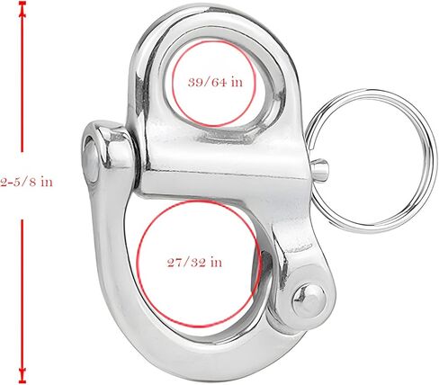 2 عبوة من الكفالة الثابتة المصنوعة من الفولاذ المقاوم للصدأ 316 (2-5/8 بوصة) in Kuwait