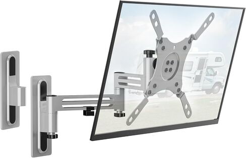 WALI RV TV Mount, Lockable TV Wall Mount for Camper Trailer Motor Home, Full Motion Anti-Vibration Arm for 13-43 inch LED, LCD Flat Screens and Monitors, up to 33lbs (1343LK) in Kuwait