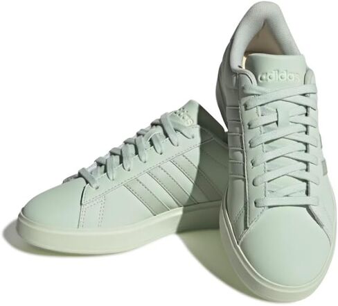 حذاء التنس Grand Court 2.0 للسيدات من adidas (أخضر كتان/أخضر كتان/أخضر كتان، 8.5) in Saudi Arabia