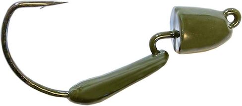Z-MAN Z Man Finesse Bulletz Jighead Freshwater 1 أونصة خطاف قرع أخضر، عبوة من 3 قطع in Saudi Arabia