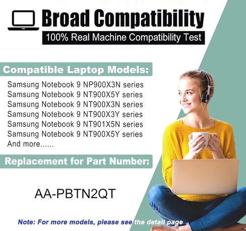 BOWEIRUI AA-PBUN3AB AA-PBUN3QB استبدال بطارية الكمبيوتر المحمول المتوافقة مع Samsung Notebook 5 NP550XTA-K0 NP550XTA-K01US NP530E5M NP740U NP740U3L NP740U5L NP730QAA Odyssey NP800G5M Series 11.4V 43Wh in Saudi Arabia