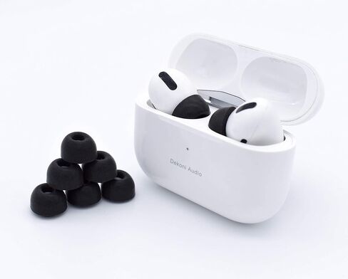 سماعات ديكوني اوديو ميموري فوم لسماعات ابل Airpods Pro وAirpods Pro 2 - رمادي، XL 1 زوج in Kuwait