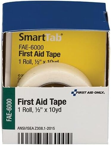 شريط الإسعافات الأولية من شركة First Aid Only, Inc FAE6000، مقاس 1/2 بوصة × 10 ياردة، أبيض in Saudi Arabia