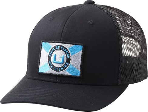 HUK Men's Mesh Trucker Snapback Anti-glare Fishing Hat in Kuwait