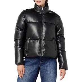 The Drop Women's Priscilla Vegan Leather Puffer