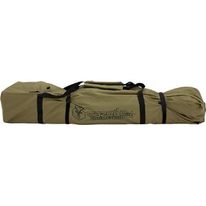 Gazelle Tents™ T3X Water-Resistant Duffle Bag, 600D Oversized Duffle Bag, Padded Straps, Sealed Seams, External Stake Pouch, Zipper Cover, Oak Moss GA112