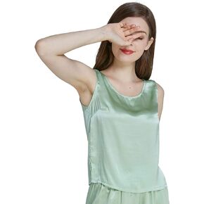 LEPTON (Tank TOP ONLY) Silk Camisoles for Women Tank Tops Ladies Girls Summer Cool Soft