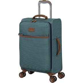 it luggage Beach Stripes 22" Softside Carry-On 8 Wheel Spinner, Blue/Pink