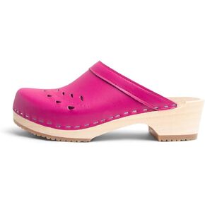 VERKA Women's Wooden Clogs from Sweden - BLOMMA in Kuwait