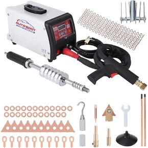 Spot Welder Dent Puller, 3KW Welder Dent Repair Tool Kit, 9 Models Spot Welding Machine for Car Body Dent Repair