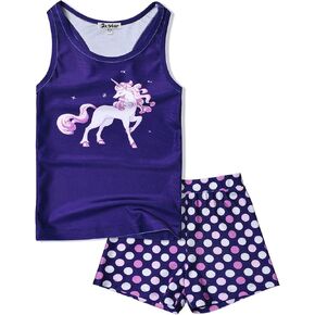 ملابس سباحة Jxstar للفتيات مكونة من قطعتين لباس سباحة حورية البحر يونيكورن تانكيني in Kuwait