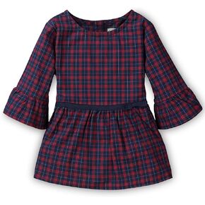 Hope & Henry Girls' Ruffle Peplum Blouse