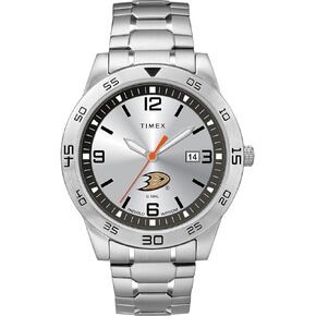 Timex Men's NHL Citation 42mm Watch – Chicago Blackhawks with Stainless Steel Expansion Band