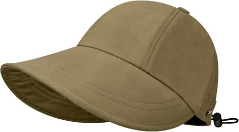 Yonchic Wide Brim Sun Visor, Summer Lightweight Hats for Women, Dry Foldable Travel Hat with Mask Hanging Buckle in Saudi Arabia