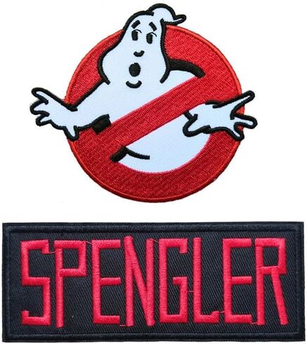 KLORIZ Ghostbuster Spengler Tag Name Set Iron on Patch Halloween Cosplay Applique Accessories Gift for Kids (Spengler) in Saudi Arabia