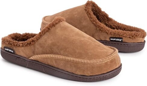 MUK LUKS Men's Faux Suede Clog Slipper in Saudi Arabia