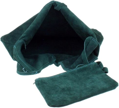 Girly HandBags Womens Italian Genuine Suede V Shape Small Top Handle Bag in Saudi Arabia