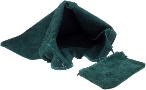 Girly HandBags Womens Italian Genuine Suede V Shape Small Top Handle Bag in Saudi Arabia