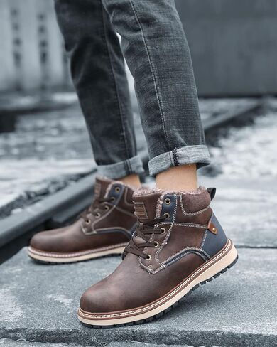 AX BOXING أحذية نسائية من الجلد في الهواء الطلق مضادة للانزلاق الكاحل المشي لمسافات طويلة in Kuwait