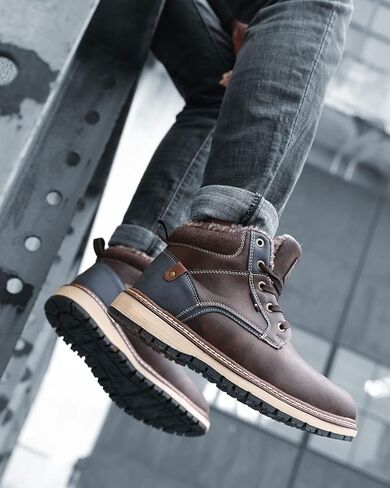 AX BOXING أحذية نسائية من الجلد في الهواء الطلق مضادة للانزلاق الكاحل المشي لمسافات طويلة in Kuwait