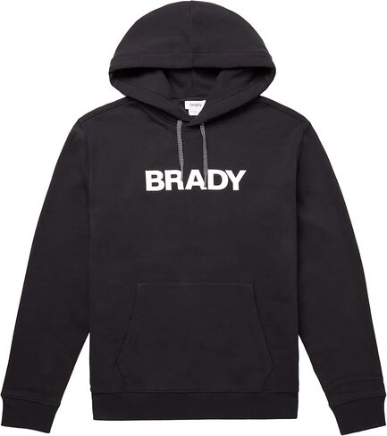 BRADY Men's Cotton Fleece Wordmark Hoodie, Ink in Saudi Arabia