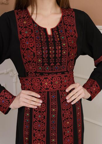 ARAB ATEEK For Womens Abayas Embroidered Thobe For Women Abayas For All Occasions Holidays & Celebrations Embroidered Detail in Saudi Arabia