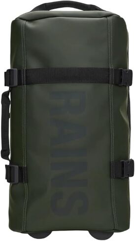 RAINS Textile Trolley Cabin Bag W3 Art 13460 Green, Green, Green in Saudi Arabia