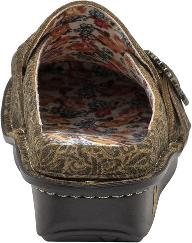 Alegria Women's Brigid Leather Moc Toe Open Back Clog With Heel Cup in Saudi Arabia