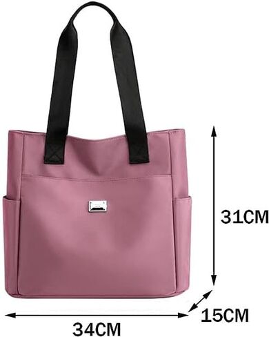 حقيبة كتف نسائية من النايلون من YXQSED، حقيبة هوبو من النايلون مقاومة للماء وحقيبة حمل متعددة الجيوب وحقيبة يد كبيرة in Kuwait