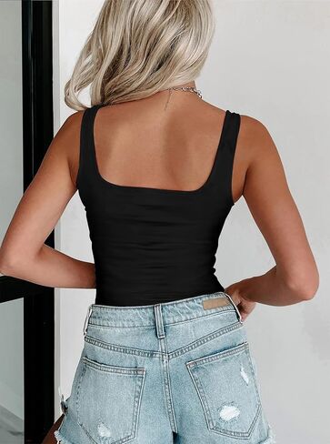 AGECODE Women's Pleated Bustier Sweetheart Neck Double Lined Sleeveless Going Out Tank Tops Bodysuit in Saudi Arabia