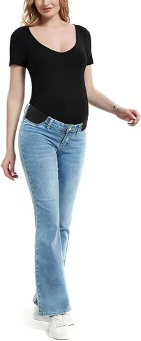 بدلة للحمل من Bhome لالتقاط الصور برقبة على شكل حرف V وأكمام قصيرة، بدلة للحمل in Kuwait