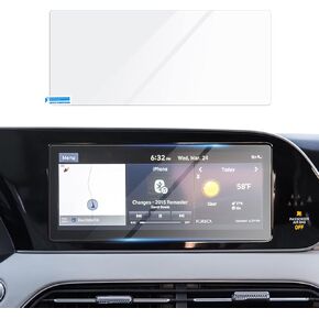 Autorder 2PCS Screen Protector for 2023 2024 Hyundai Palisade Accessories 12.3-Inch Tempered Glass 9H Navigation Touchscreen Protective Film