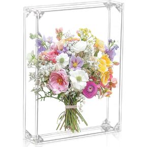 صندوق ظلال أكريليك مقاس 11 × 14، يلزم تجميع صندوق ظلال عميق مقاس 2.5 بوصة، علبة عرض صندوق ظلال شفاف مثبتة على سطح الطاولة/الحائط، مناسبة للزهور المجففة، وباقات الزفاف، وصندوق ذاكرة تذكارية in Kuwait