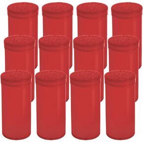 12pcs Plastic Empty Prescription Vial, Waterproof Airtight Joint Pill Bottles with Pop Top Caps Medicine Container (13Dram, Natural Transparent)